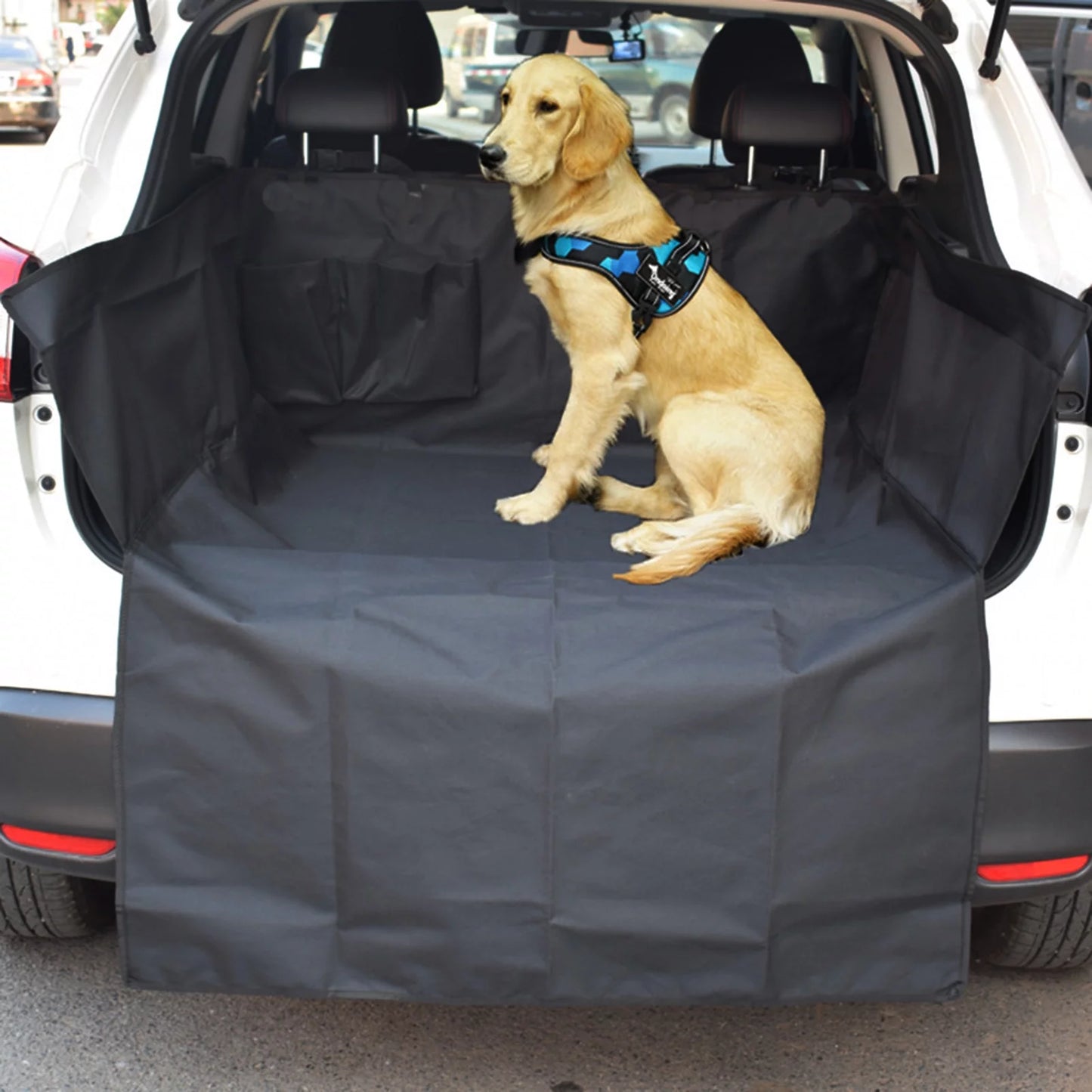 Thicker Bite Resistant Oxford Cloth Car Trunk Pet Mat Trunk Organizer Mat Dirt-Proof Protective Mat Dog Chair Cushion For Suv Sedan Van