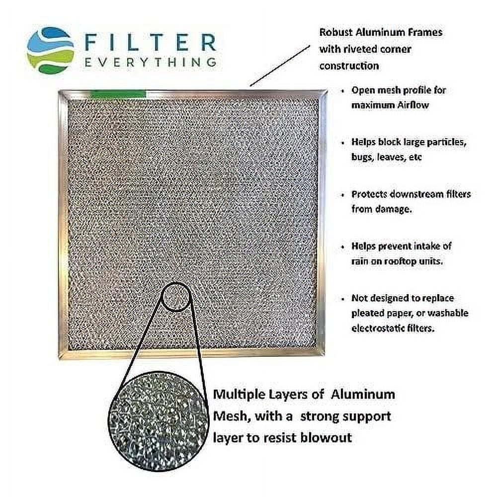 Washable Aluminum Air Filter - 20 X 25 X 1