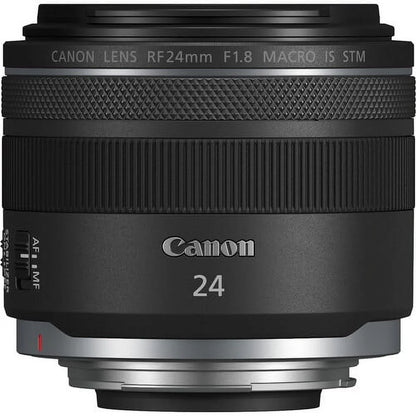 Canon RF 24mm f/1.8 Macro IS STM Lens (5668C002) + Filter Kit + Cap Keeper + Cleaning Kit