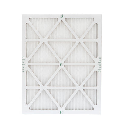 6 Pack of 18x20x1 MERV 13 Pleated Air Filters by Glasfloss. Actual Size: 17-1/2 x 19-1/2 x 7/8