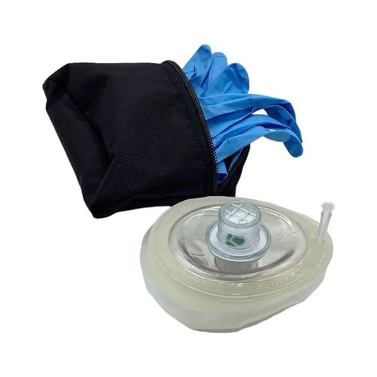 CPR Micromask, Emergency Response Products, Clear and Re-Usable with Adjustable Mask - 1 Each