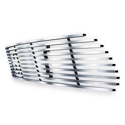 APS Premium Stainless Steel Silver Horizontal Billet Grille Insert Compatible with Ford Explorer Sport 2001-2003 & 01-05 Sport Trac Lower Bumper N19-C22358F