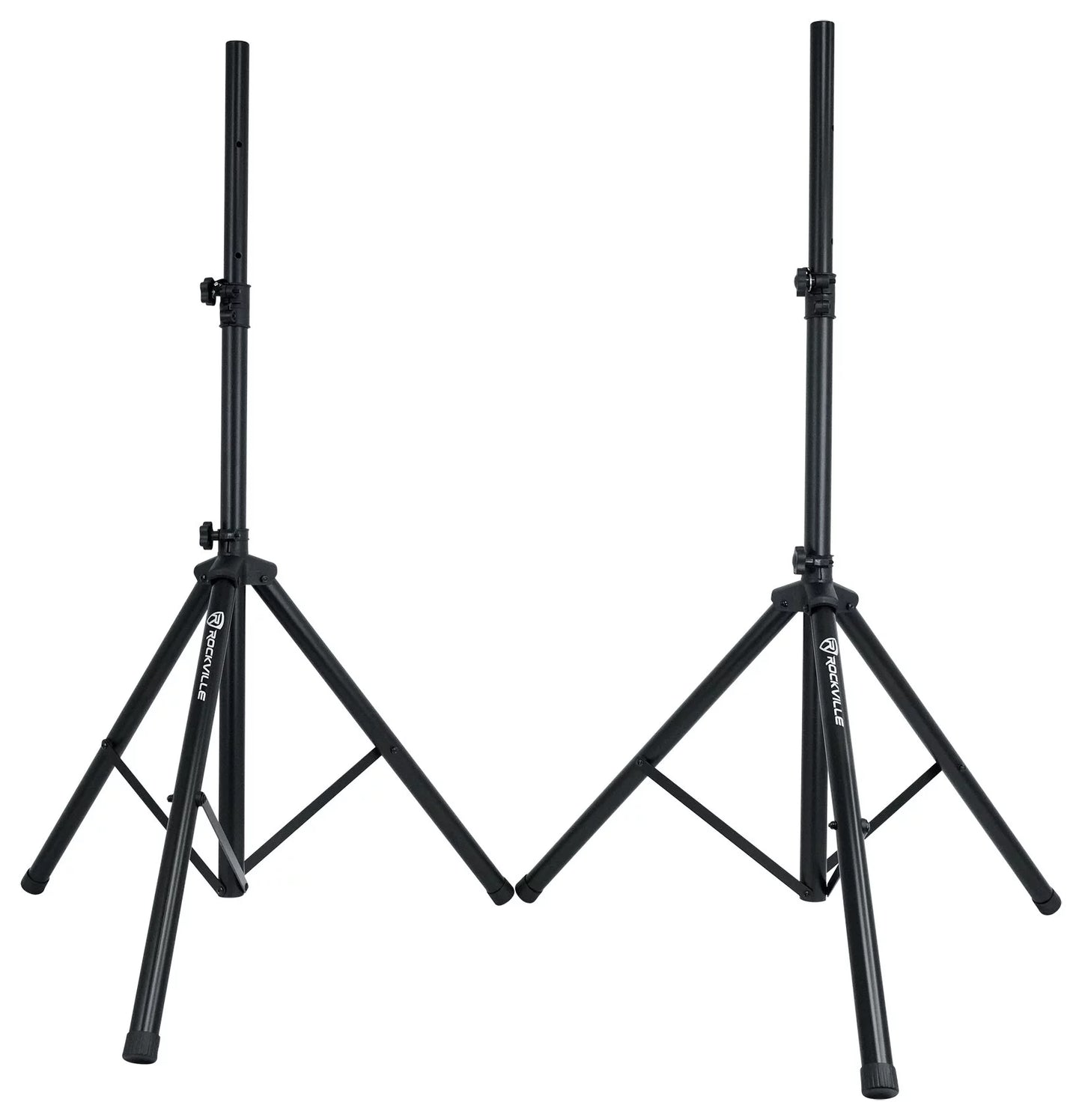 Rockville RPG122K Dual 12" Speakers w/ Bluetooth+Mic+Speaker Stands+Cables+Bag