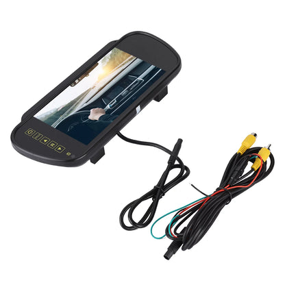 Auto Dimming Monitor Rear View Camera - 7inch Car Rearview Mirror LCD Auto Dimming Monitor Rear View Camera With Bracket