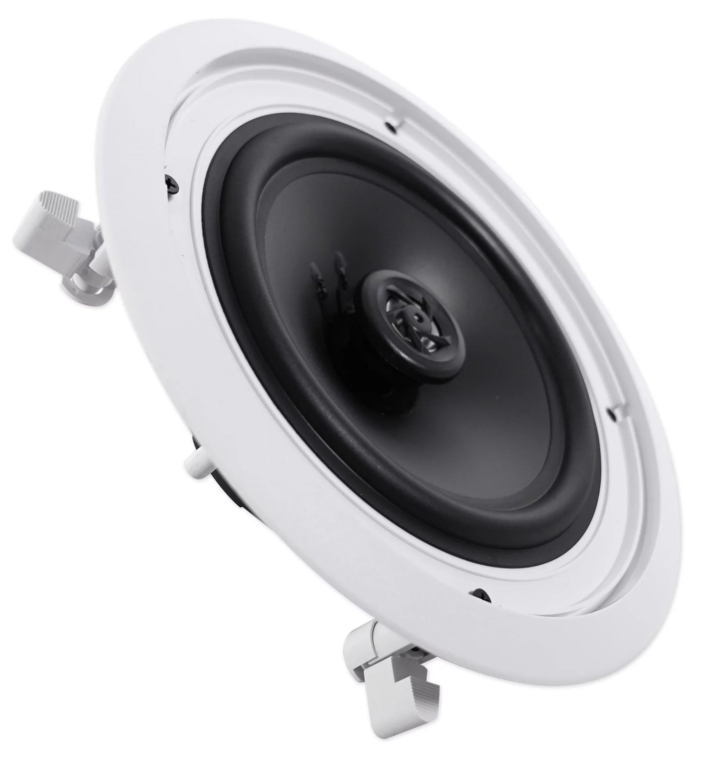 Rockville 4-Room Home Audio Kit Stereo+8 White 8" Ceiling Speakers+Wall Controls