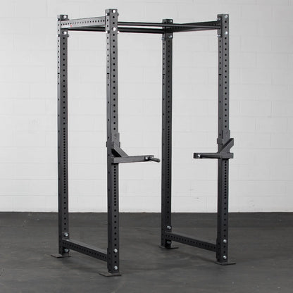 Titan Fitness X-3 Series Dip Bars, J-Hook Style Rack Mounted Dip Attachment, 880 LB Capacity, Fits 3” X 3” Tubular Steel