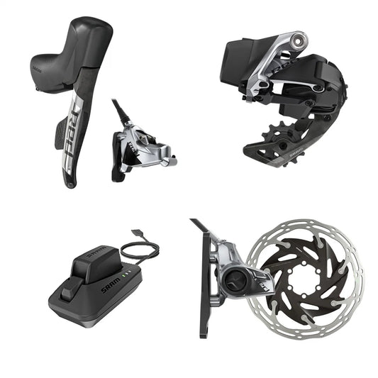 Sram Red AXS eTap HRD 1x Electronic Road Groupset Black