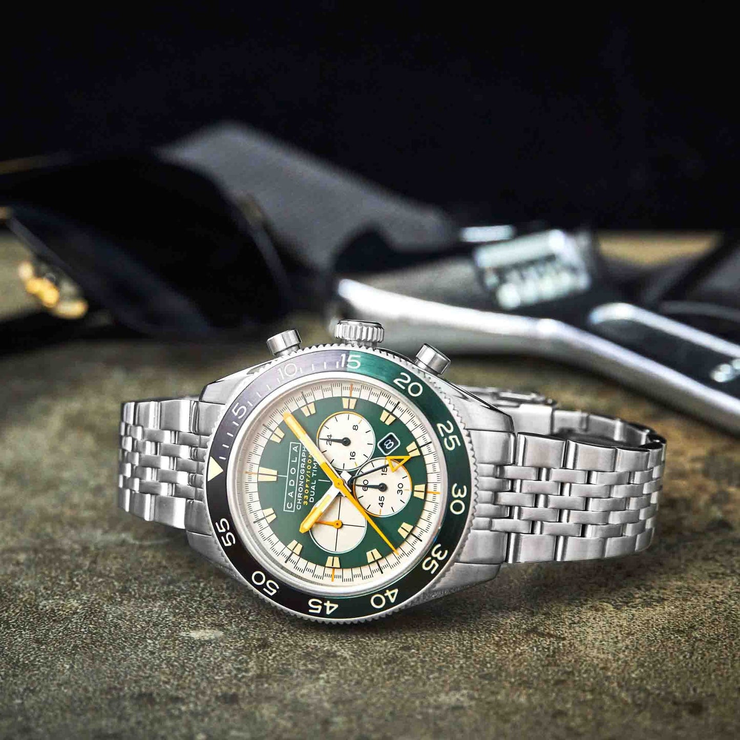 Cadola Ahrens Chronograph Racing Green SS