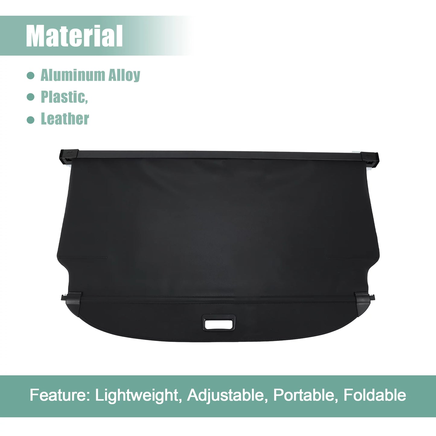 Unique Bargains 1 Set Cargo Cover for Kia Sportage 2023 Retractable Rear Trunk Security Cover Luggage Privacy Cover