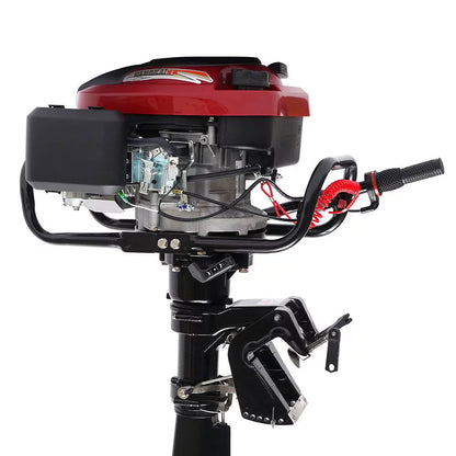 Wuzstar 4-Stroke 7 Outboard Motor Fishing Boat Yacht Engine Motor Air Cooling 196CC