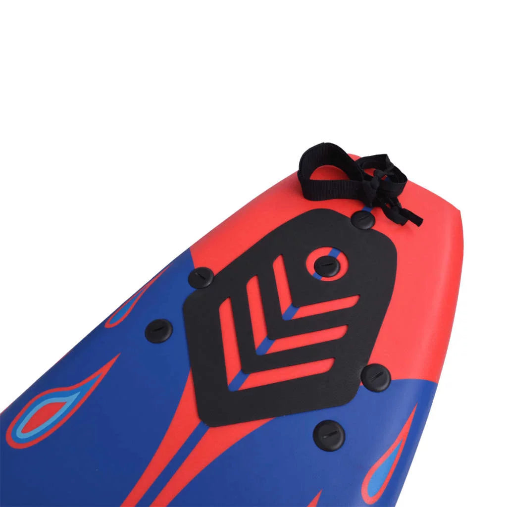 Buyweek Surfboard Blue and Red 66.9"