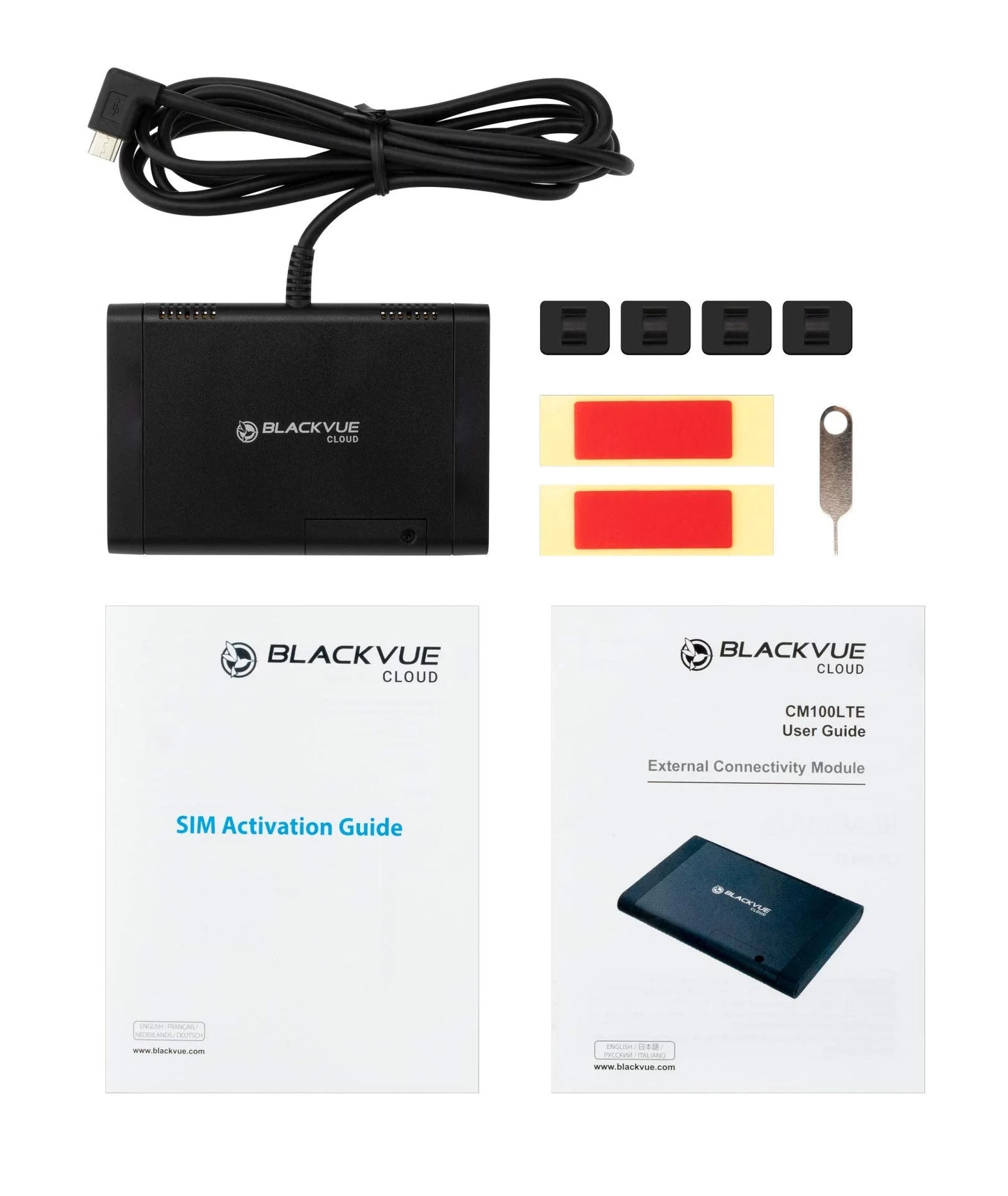 BlackVue CM100 LTE | External 4G LTE Module | BlackVue Cloud Connectivity for DR900X and DR750X Dashcam.