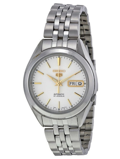 Seiko Men's SNKL17 Stainless Steel Analog with Silver Dial Watch