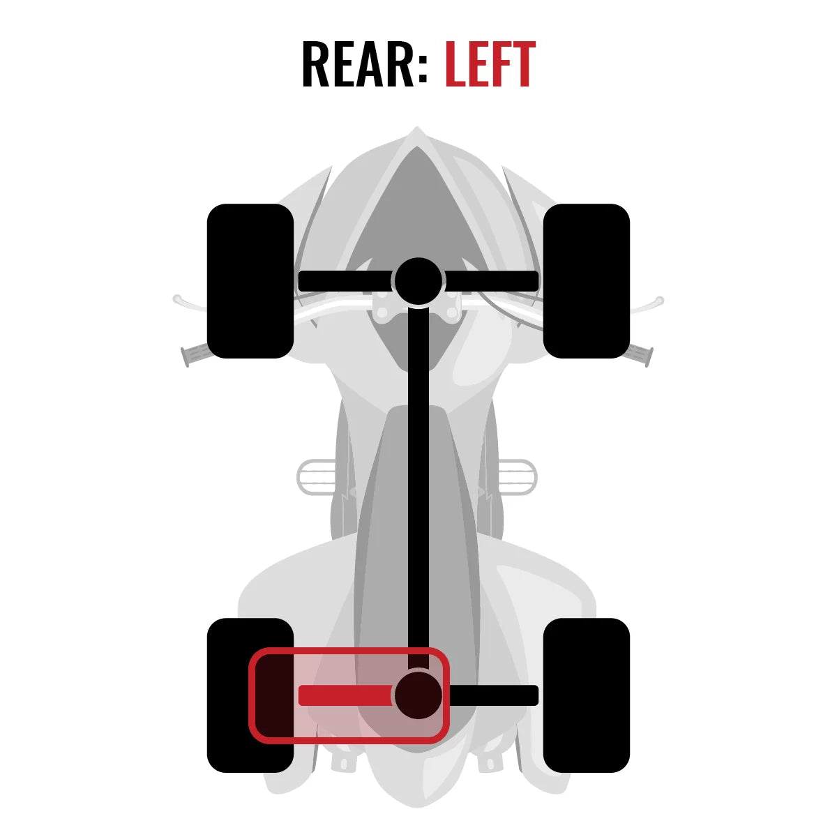 Sixity XT Rear Left Axle compatible with Can-Am Outlander 800R 2015 - EFI 4X4