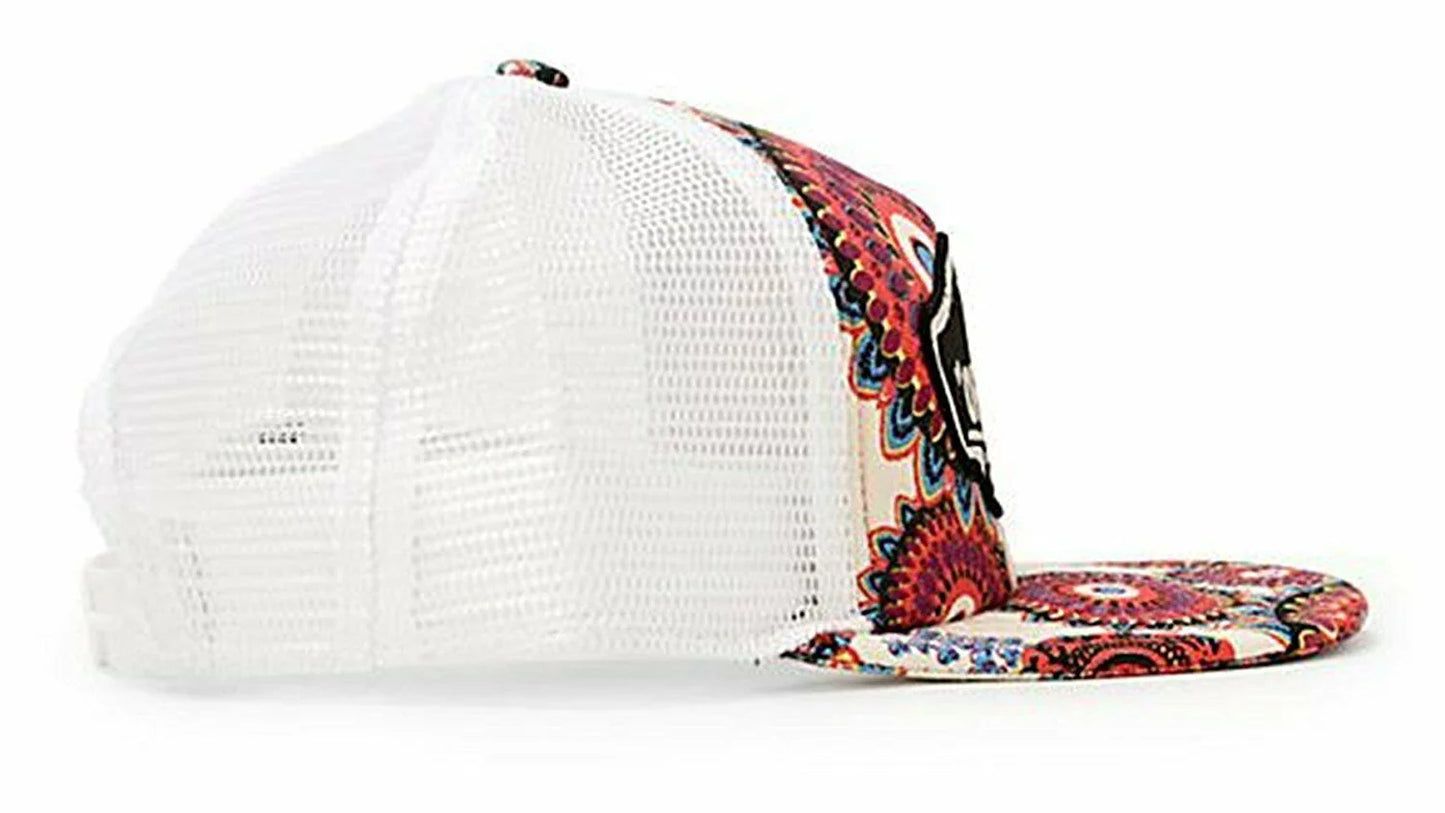 Vans Off The Wall Women's Beach Girl Trucker Snapack Hat Cap - Geo Floral