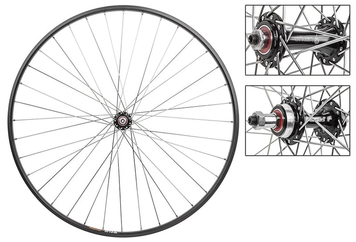 WM Wheels 700 622x13 Sun M13 Bk 36 Or8 Rd2100 Fw 5/6/7spqr Seal Bk 126mm Dti2.0s