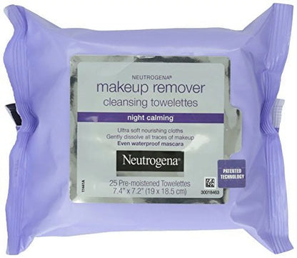 3 Pack - Neutrogena Make-Up Remover Cleansing Towelettes 25 Each