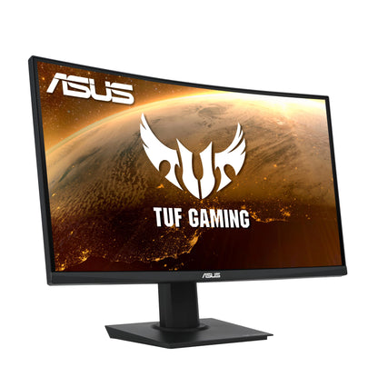 TUF Gaming 23.6" 1080P Curved Gaming Monitor, - Full HD, 165Hz, 1ms, Extreme Low Motion Blur, Adaptive-Sync, FreeSync Premium, Shadow Boost, VESA Mountable, DisplayPort, HDMI - VG24VQE