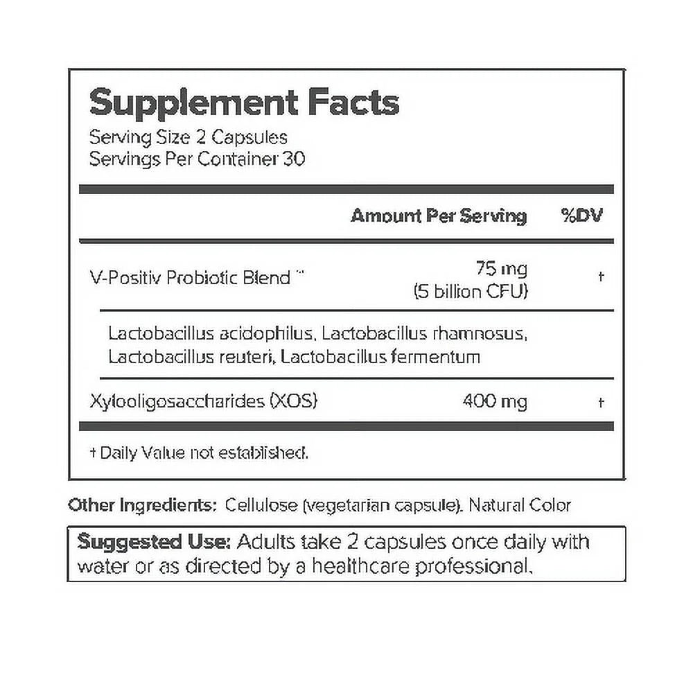 URO Vaginal Probiotics for Women pH Balance with Prebiotics Lactobacillus Blend -Promote Healthy Vaginal Odor Vaginal Flora, 60 Count (Pack of 1)