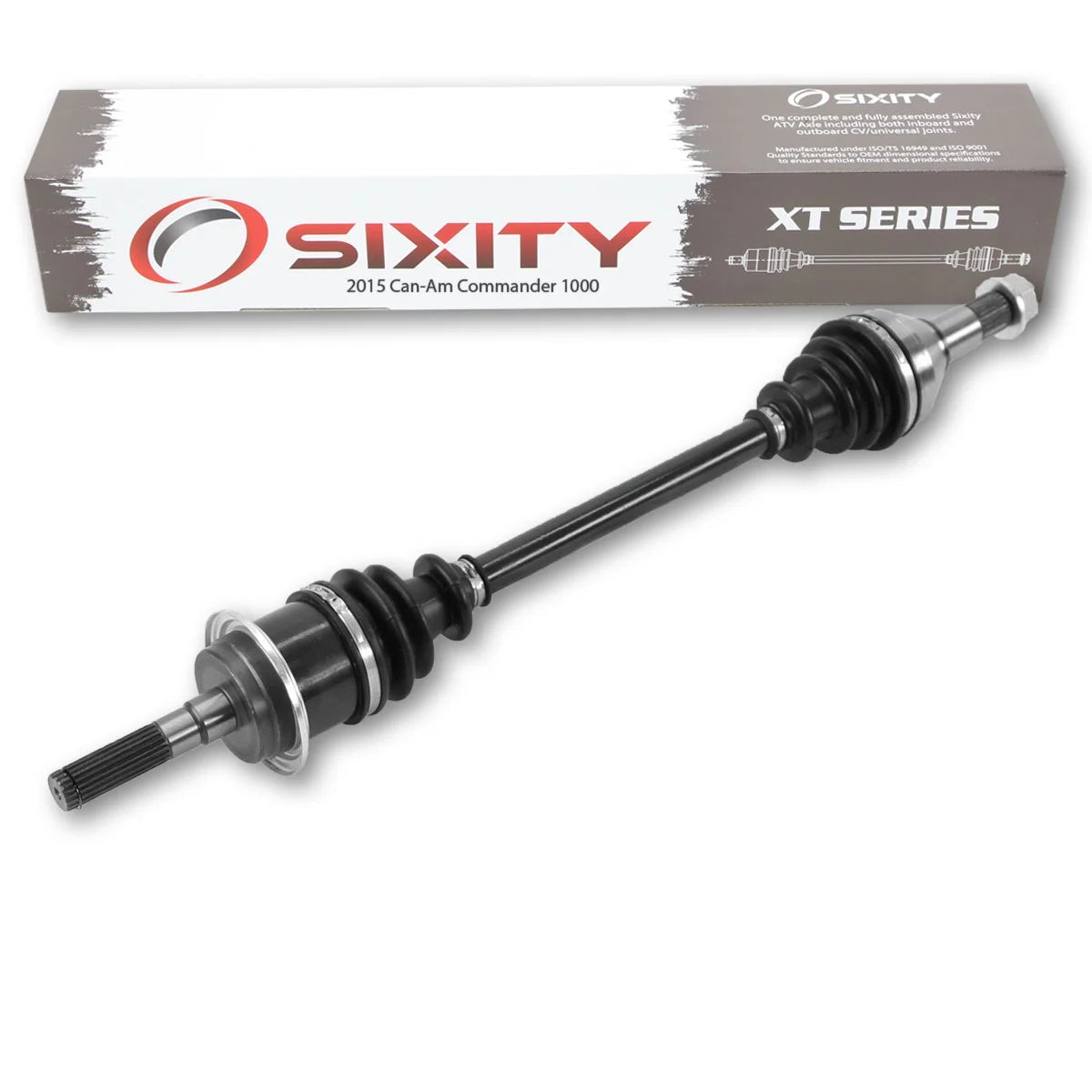 Sixity XT Front Right Axle compatible with Can-Am Commander 1000 2015 - STD DPS XT XT-P 4X4