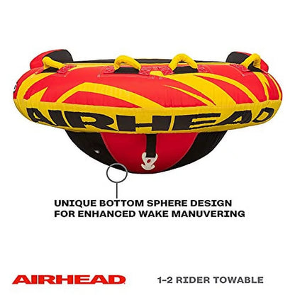 Airhead Oddball 2 | 1-2 Rider Towable Tube for Boating