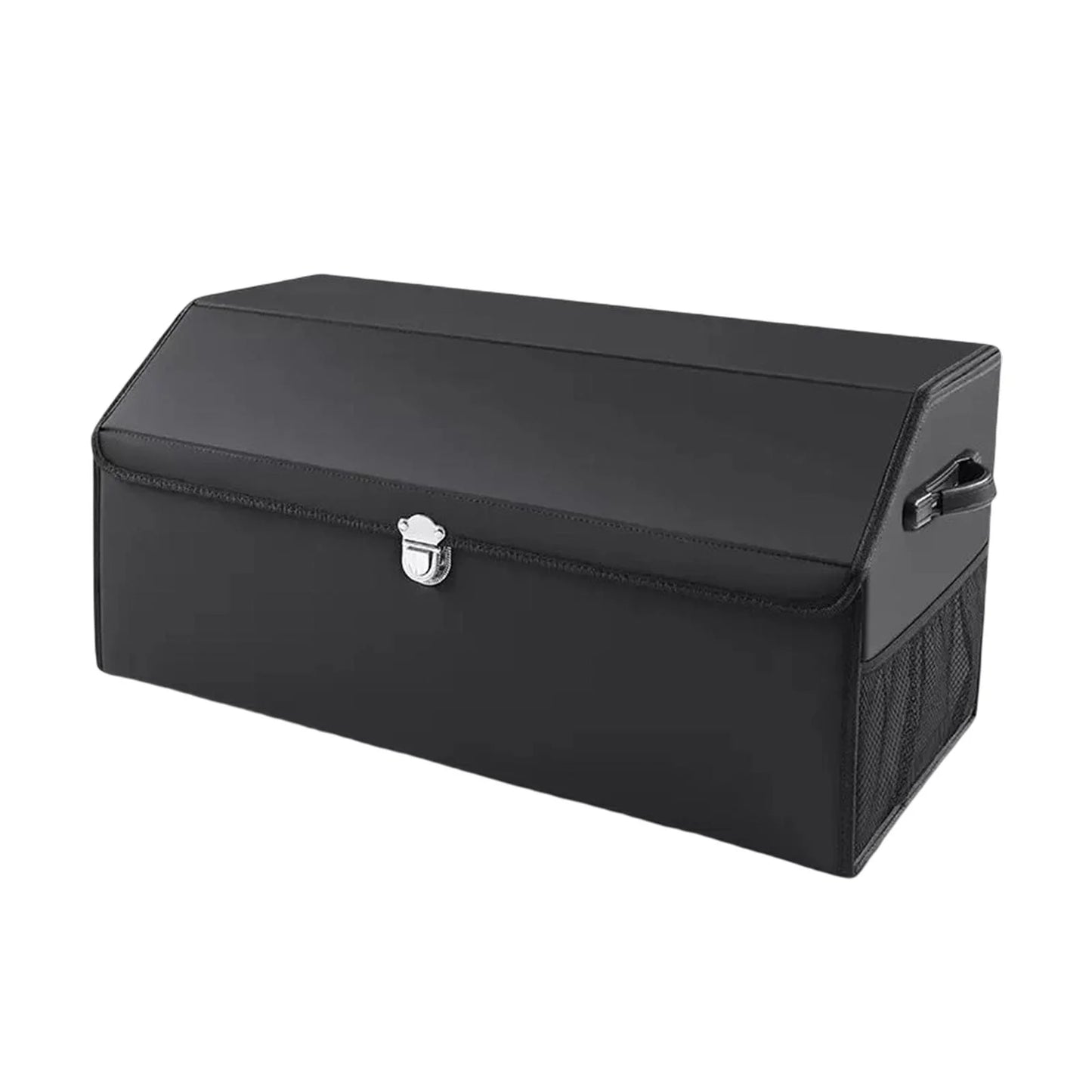 Car Trunk Organizer Dustproof with Handles Foldable Car Storage Box Bin for Cars L