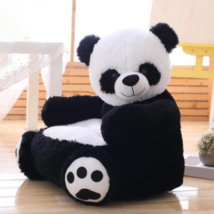 Children Baby Plush Cartoons Animal Sofa Armrest Chair for Reading, Relaxing and