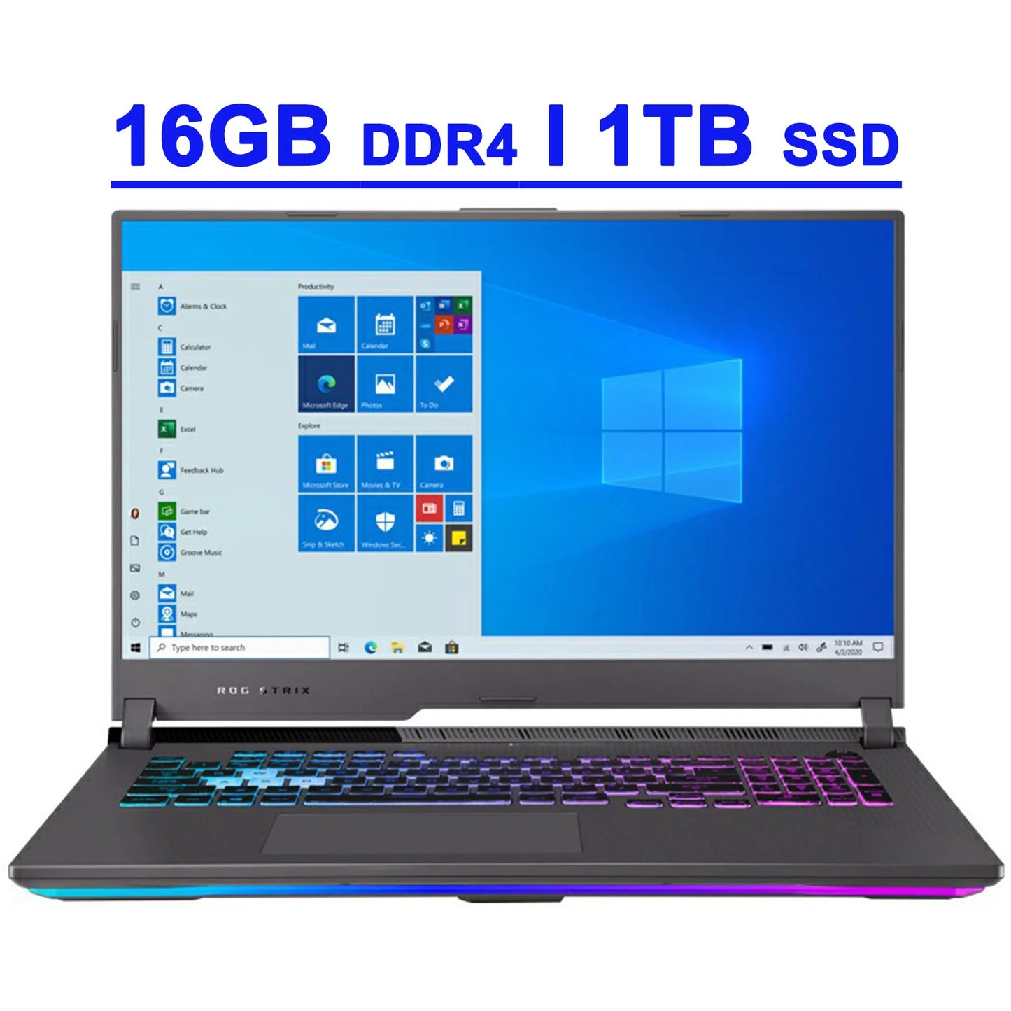 ROG Strix G17 G713 Gaming Laptop 17.3” FHD 144HZ IPS Display AMD Octa-Core Ryzen 7 4800H 16GB DDR4 1TB SSD NVIDIA GeForce RTX 3060 6GB USB-C HDMI Backlit Keyboard WiFi6 Dolby Win10 Gray