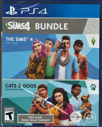 THE Sims 4 PLUS Cats and Dogs PS4 (Brand New Factory Sealed US Version) PlayStat