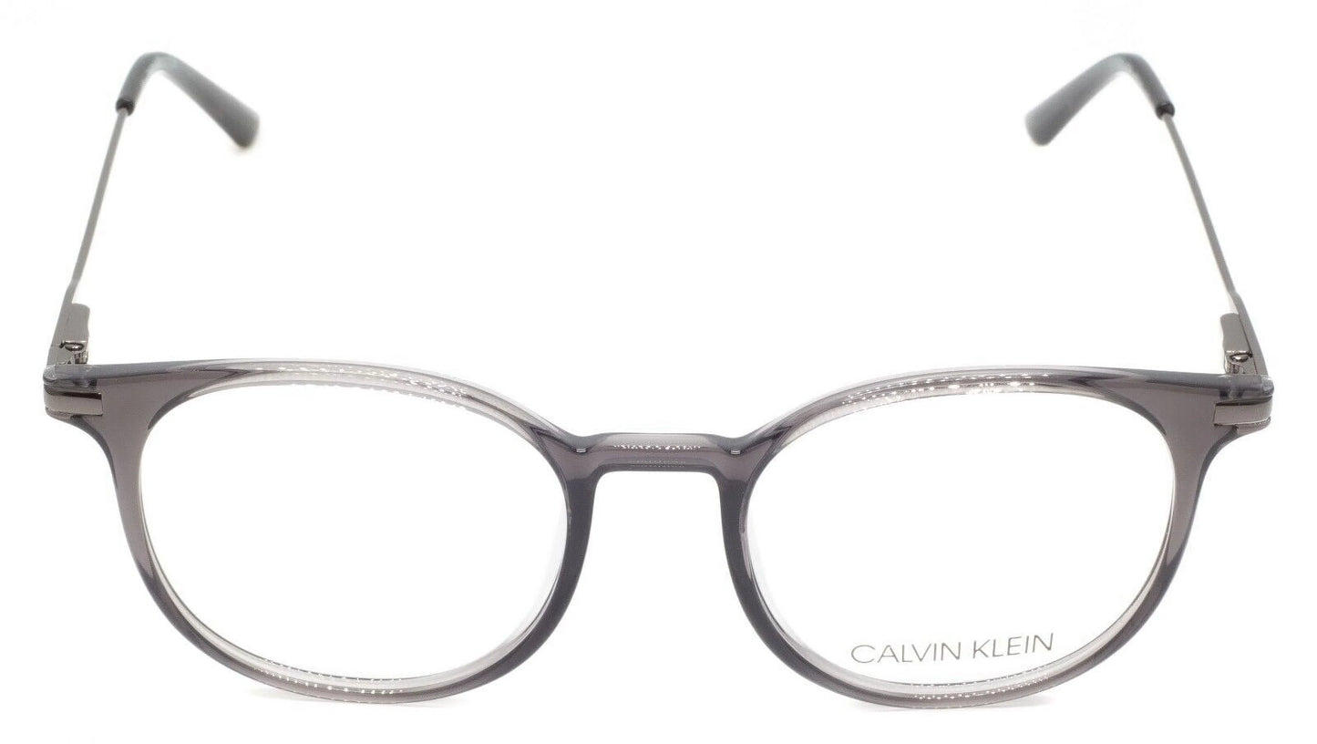 Calvin Klein 20704 006 Women's Crystal Charcoal Round Eyeglasses