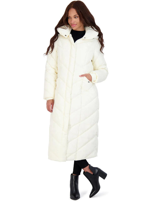 Steve Madden Women's Long Maxi Winter Puffer Coat