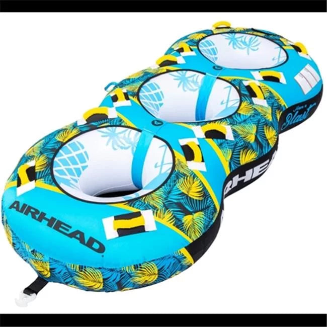 Airhead Blast Towable&#44; 3 Rider - Blue & Yellow