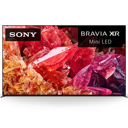 Sony XR75X95K 75" BRAVIA XR X95K 4K HDR Mini LED TV with smart Google TV (2022 Model) Bundle with Deco Home 60W 2.0 Channel Soundbar, 37"-100" TV Wall Mount Bracket Bundle and 6-Outlet Surge Adapter