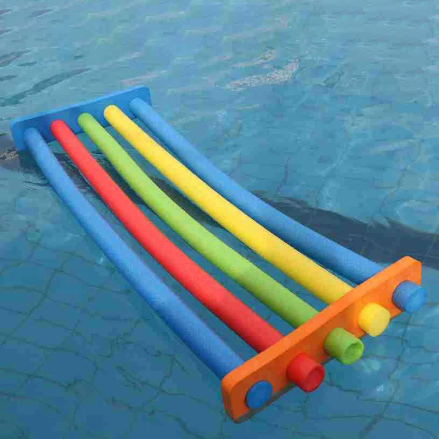 Swimming Float Connector Swim Noodles Connector Foam Flotation Fitting Connection with 5 Holes Pool for Rafts, Beach, Kids 52cmx3cmx12cm