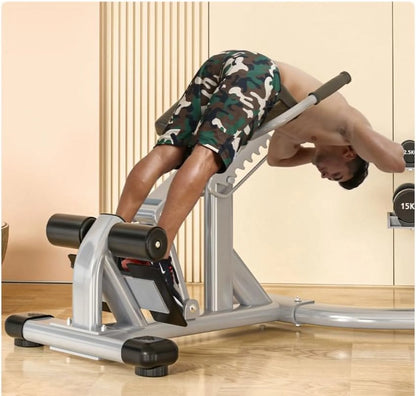 Commercial Roman Chair: Hyperextension Bench for Waist, Back, and Abdominal Muscle Training with 300 kg Weight Capacity