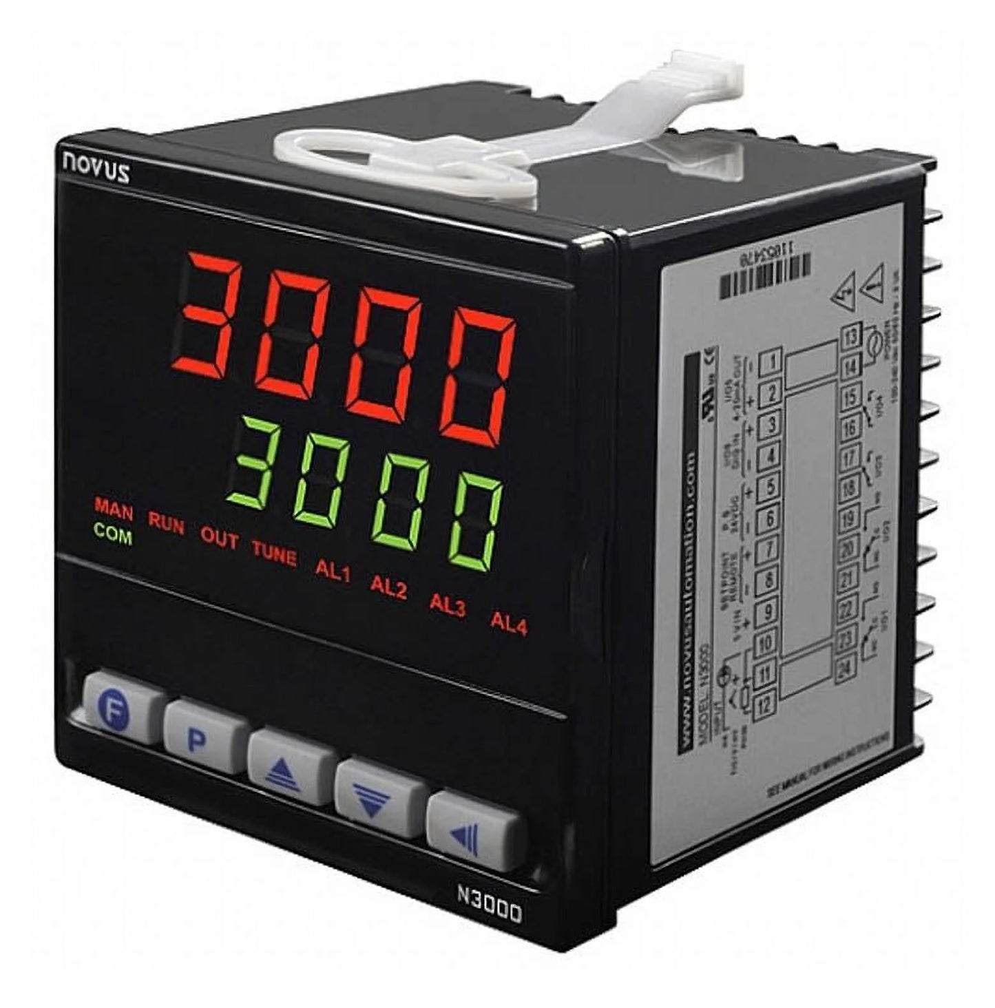 8300200220N3000 USB RS485 Process controller, 4 relays, 1/4 DIN NOVUS