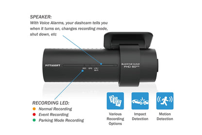 BlackVue DR750X-2CH Plus 64GB | Dual Full HD Cloud Dashcam | Back-Illuminated STARVIS Image Sensor | Built-in Wi-Fi, GPS, Parking Mode Voltage Monitor | LTE via Optional LTE Module