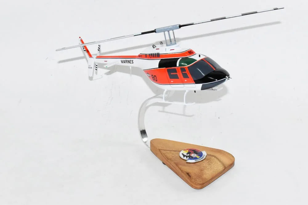 Bell® TH-57c Sea Ranger, HT-18 Vigilant Eagles (Marines), 1/31 Scale Mahogany Model