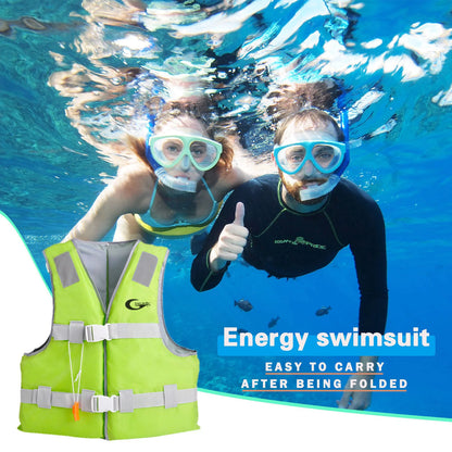 YHAIOGS Sport Jackets Life Vest Swim Adults Water Jacket for Adults Outdoor Boating Swimming