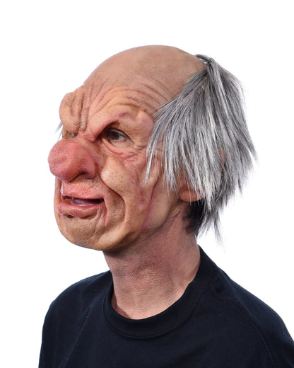 Zagone Studios Mens Old Man Grump Supersoft Costume Mask - Size 14 in.