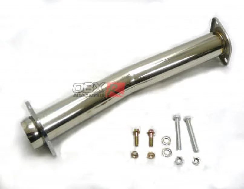 Stainless Straight Flow Pipe Fitment For 2007-2012 Mazdaspeed 3 / Mazda 3 2.3L By OBX-RS