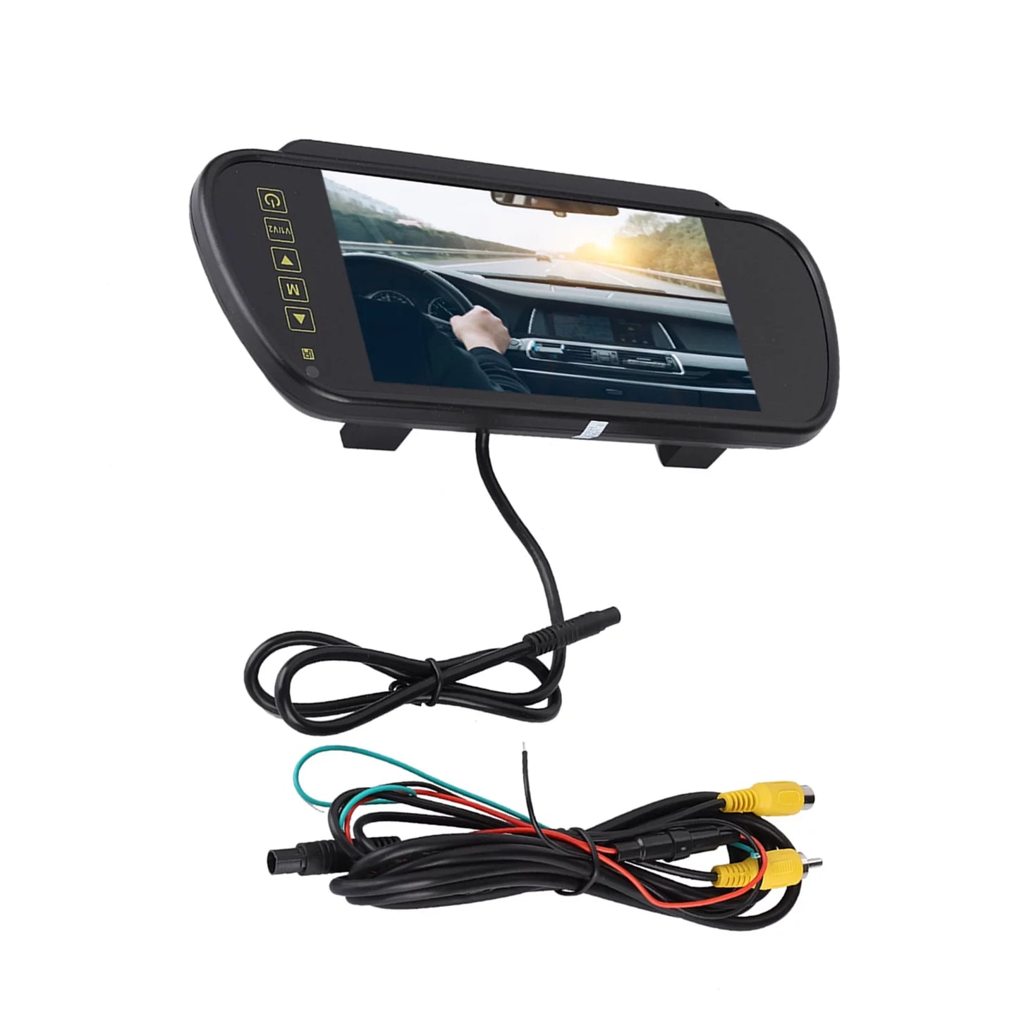 Auto Dimming Monitor Rear View Camera - 7inch Car Rearview Mirror LCD Auto Dimming Monitor Rear View Camera With Bracket