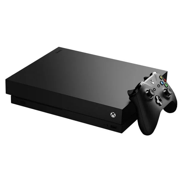 Xbox One X 1TB Gaming Console Black with Headset Cleaning Kit