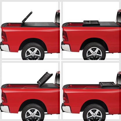 Short Bed Tonneau Cover 6Ft Soft Top Tri-Fold Flareside for 93-04 Ford Ranger