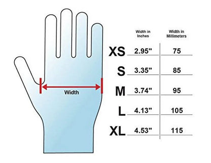 Adenna PHM916 Phantom 6 mil Latex Powder Free Exam Gloves (Black, Large) Box of 1000