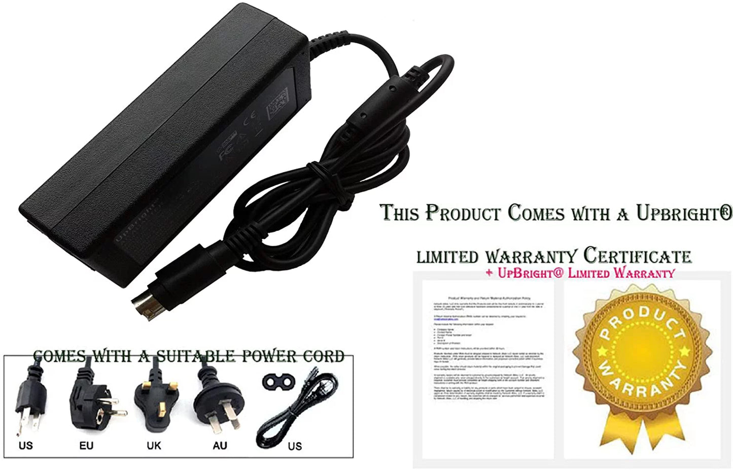 UPBRIGHT NEW Global AC / DC Adapter For SNBC BTP-M300 Impact Receipt Printer BTPM300 Shandong New Beiyang Information Technology Co., Ltd. Power Supply Cord Cable PS Charger Input: 100V - 120V AC - 24