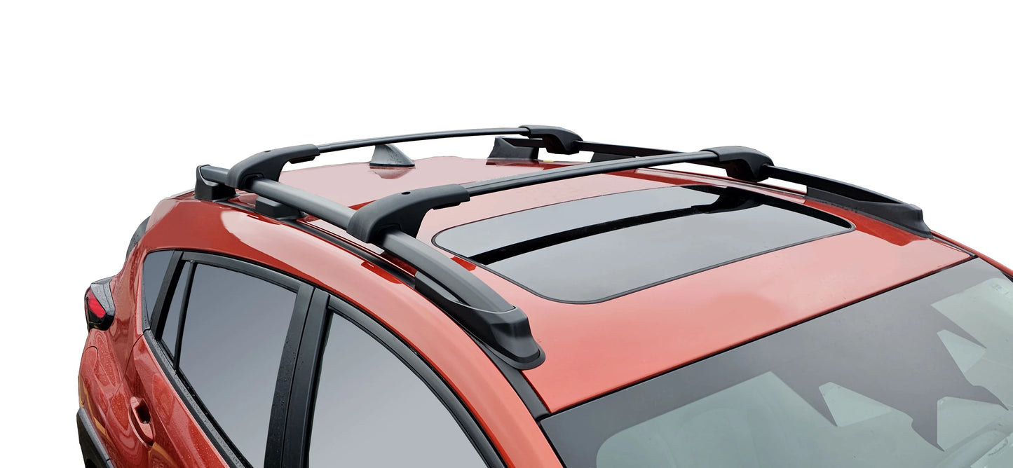 BrightLines Customized Crossbars Roof Racks Compatible with 2024 Subaru Crosstrek & 2022-2024 Subaru Outback Wilderness for Kayak Luggage ski Bike Carrier