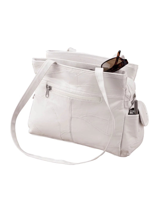 White Leather Handbag