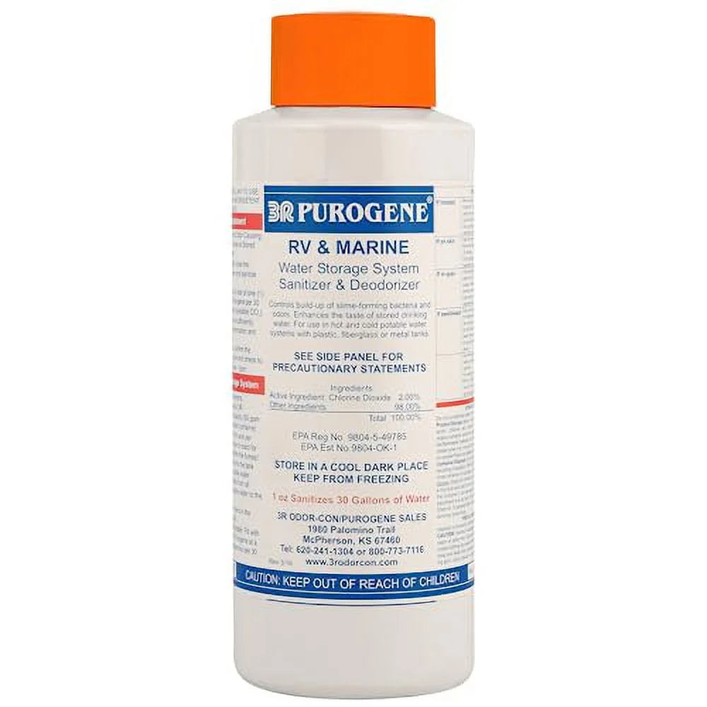 BayTec - 32oz Purogene Drinking Water Treatment and Water System Sanitizer for Water, Sanitizes Water Storage Systems, Provides for Long-Term Storage of Drinking Water