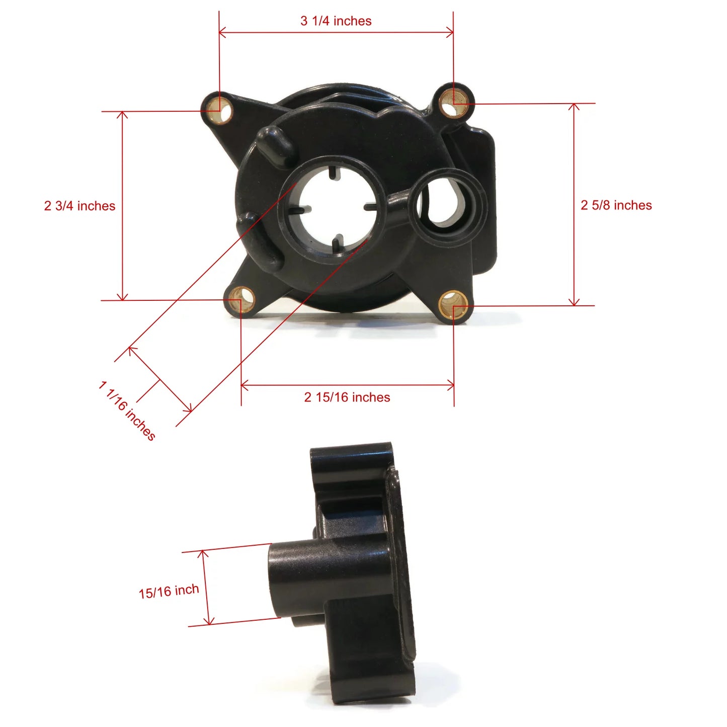 The ROP Shop | Water Pump Impeller Kit For 1979 Johnson 9.9 50R79C Outboard Motor Housing